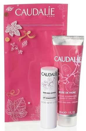 Caudalie Rose De Vigne Hand and Nail Cream + Lip Conditioner